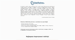 Desktop Screenshot of clubtechno.pl